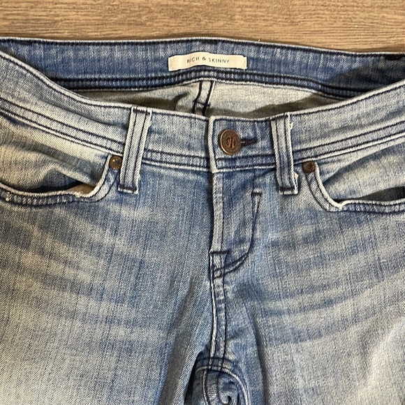 Rich & Skinny low rise skinny jeans made in USA - Picture 2 of 8